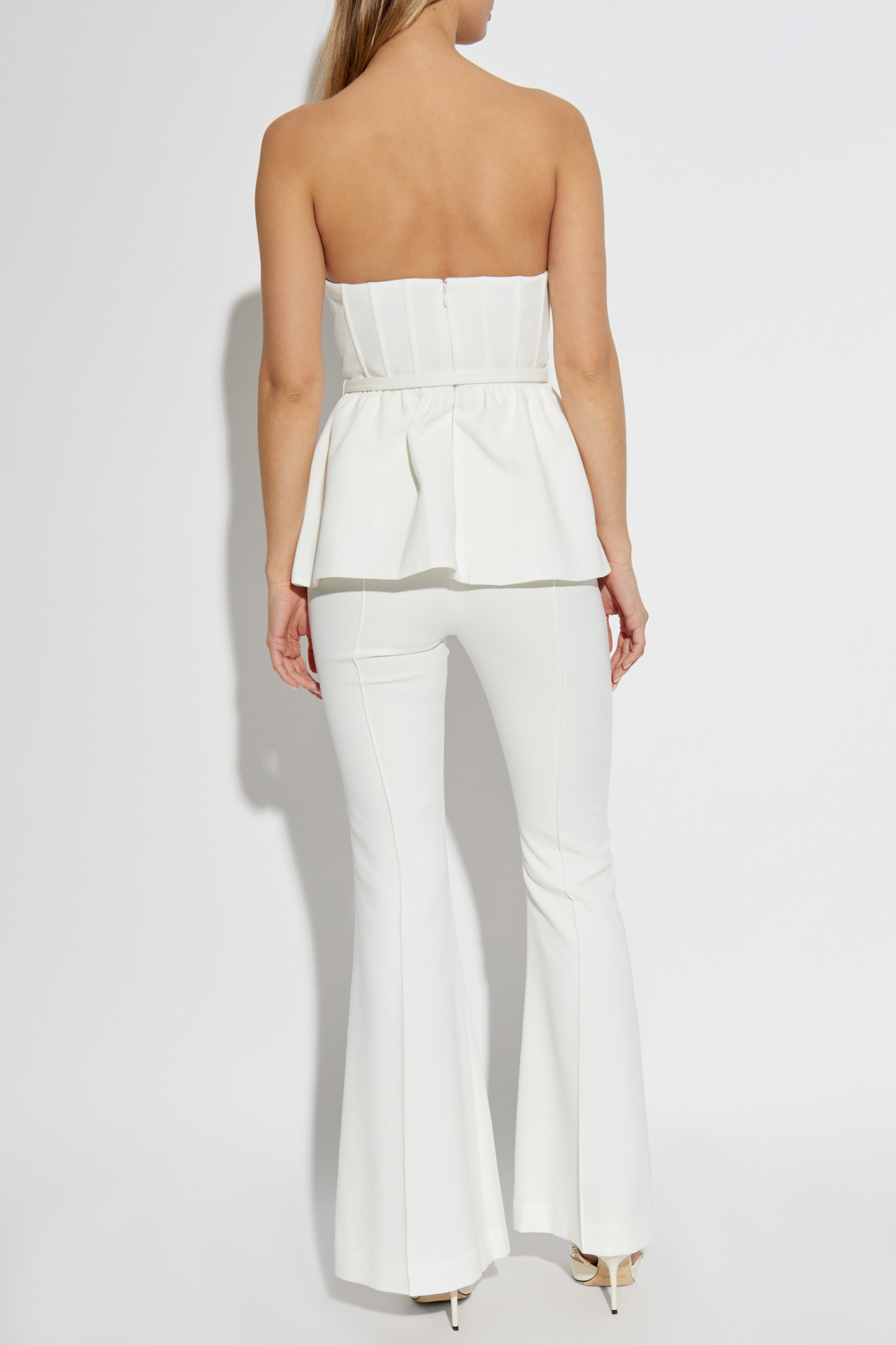 Peplum jumpsuit white online